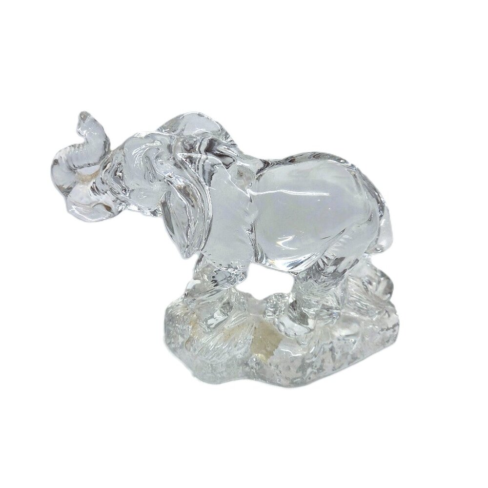 Princess House Lead Crystal Elephant Statue Wonders of The Wild Figurine Germany